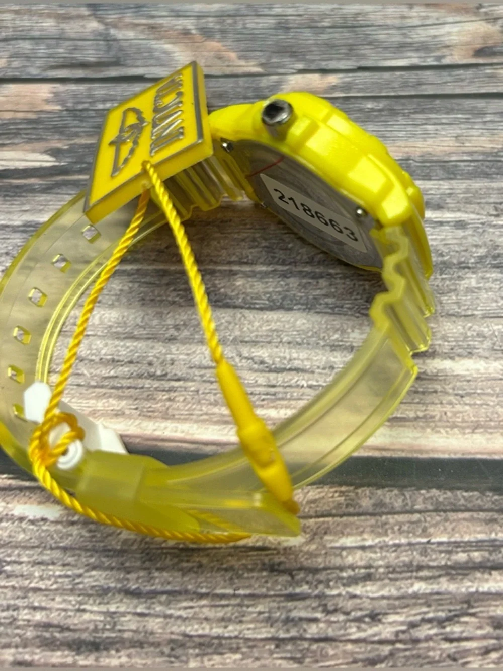 Invicta Celestial Cloud Women’s Bright Yellow Dive-Style Wristwatch